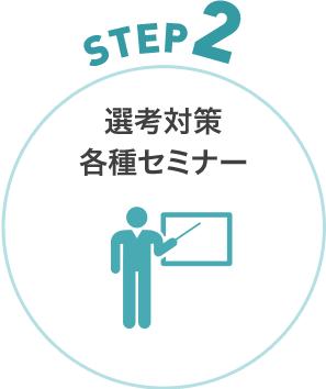 STEP2 選考対策各種セミナー