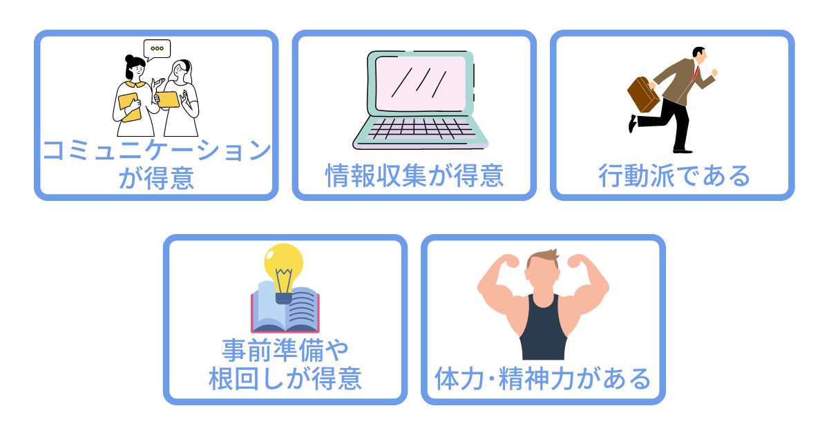 営業に向いている人の特徴