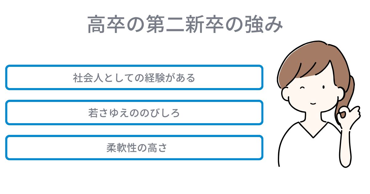 高卒の第二新卒の強み